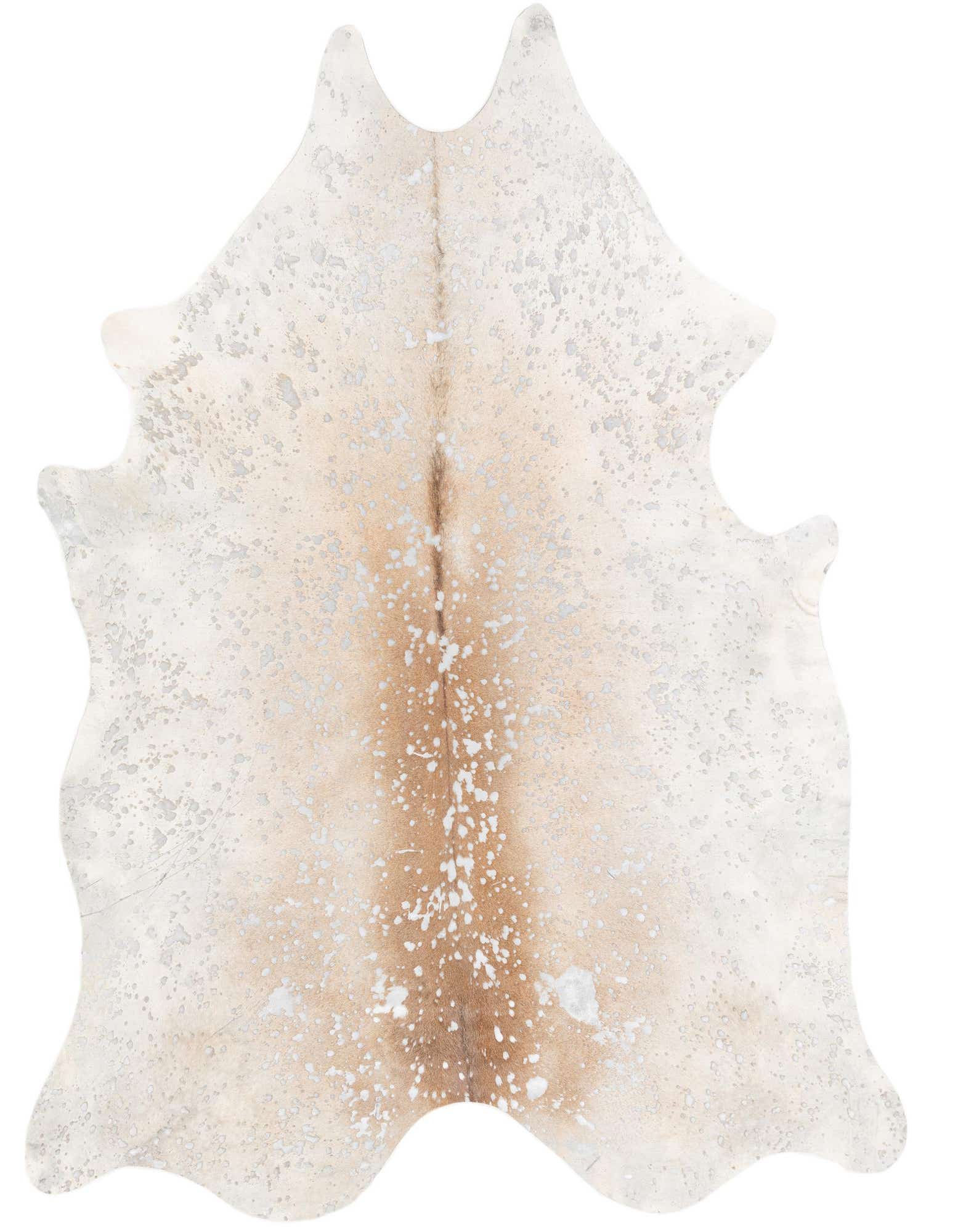 Primary image  7' 1 x 7' 10 Cowhide Leather Square Rug