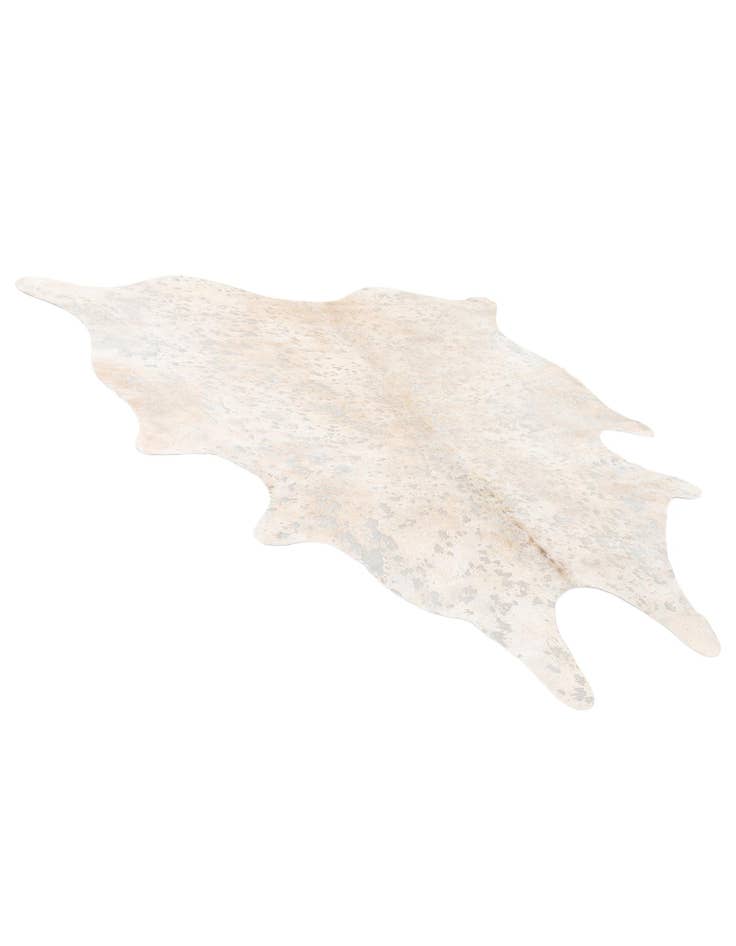 Detail image of  6' 5 x 7' 1 Cowhide Leather Square Rug