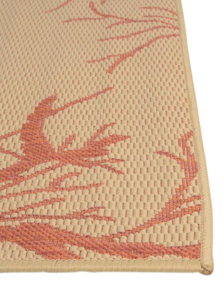 Detail image of  9' x 12'  Washable Botanical Indoor / Outdoor Rug