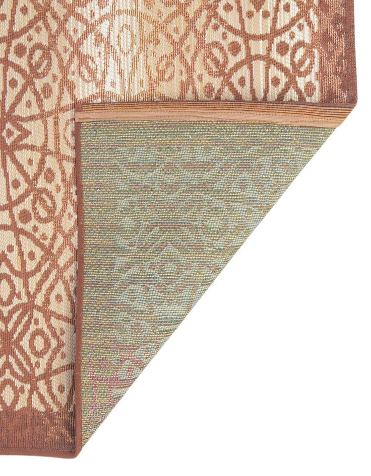 Detail image of 6' x 6' Washable Lattice Indoor / Outdoor Square Rug