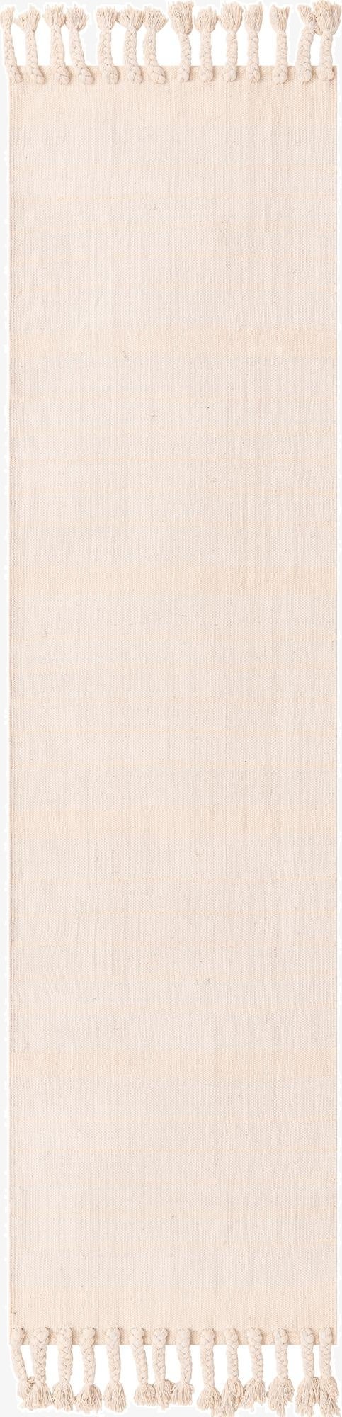  2' 7 x 10'  Hand Woven Chindi Cotton Runner Rug