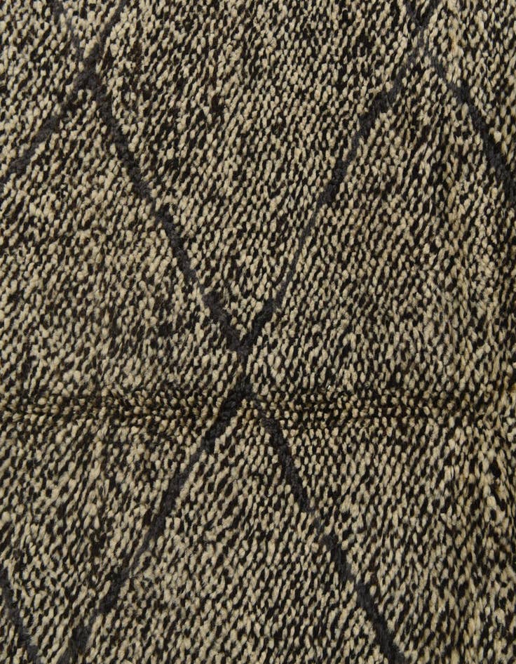Detail image of  6' 4 x 9' 4  Hand Knotted Moroccan Wool Rug