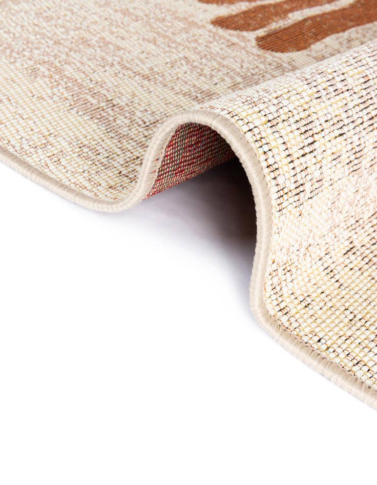 Detail image of  5' x 7'  Washable Modern Indoor / Outdoor Rug