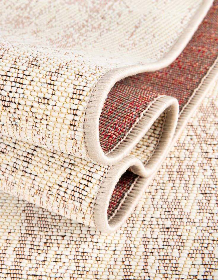 Detail image of  5' x 7'  Washable Modern Indoor / Outdoor Rug
