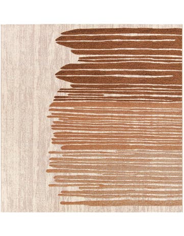 7' 10 x 7' 10 Washable Modern Indoor / Outdoor Square Rug