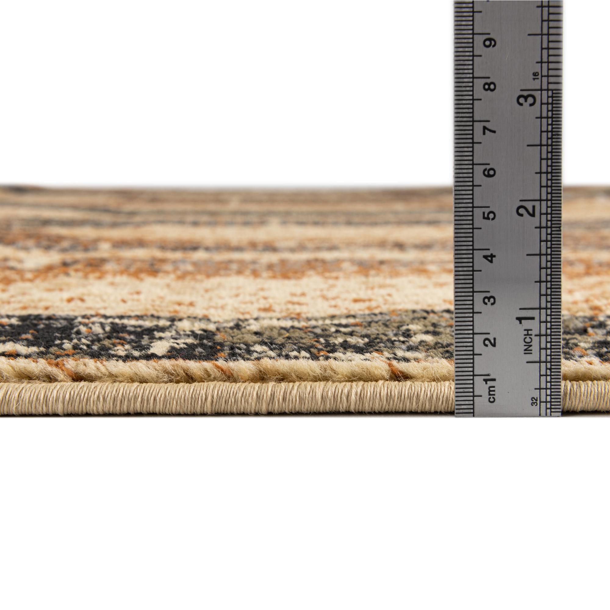 Beige Cream 8' x 8' Saturn Octagon Rug | Rugs.com