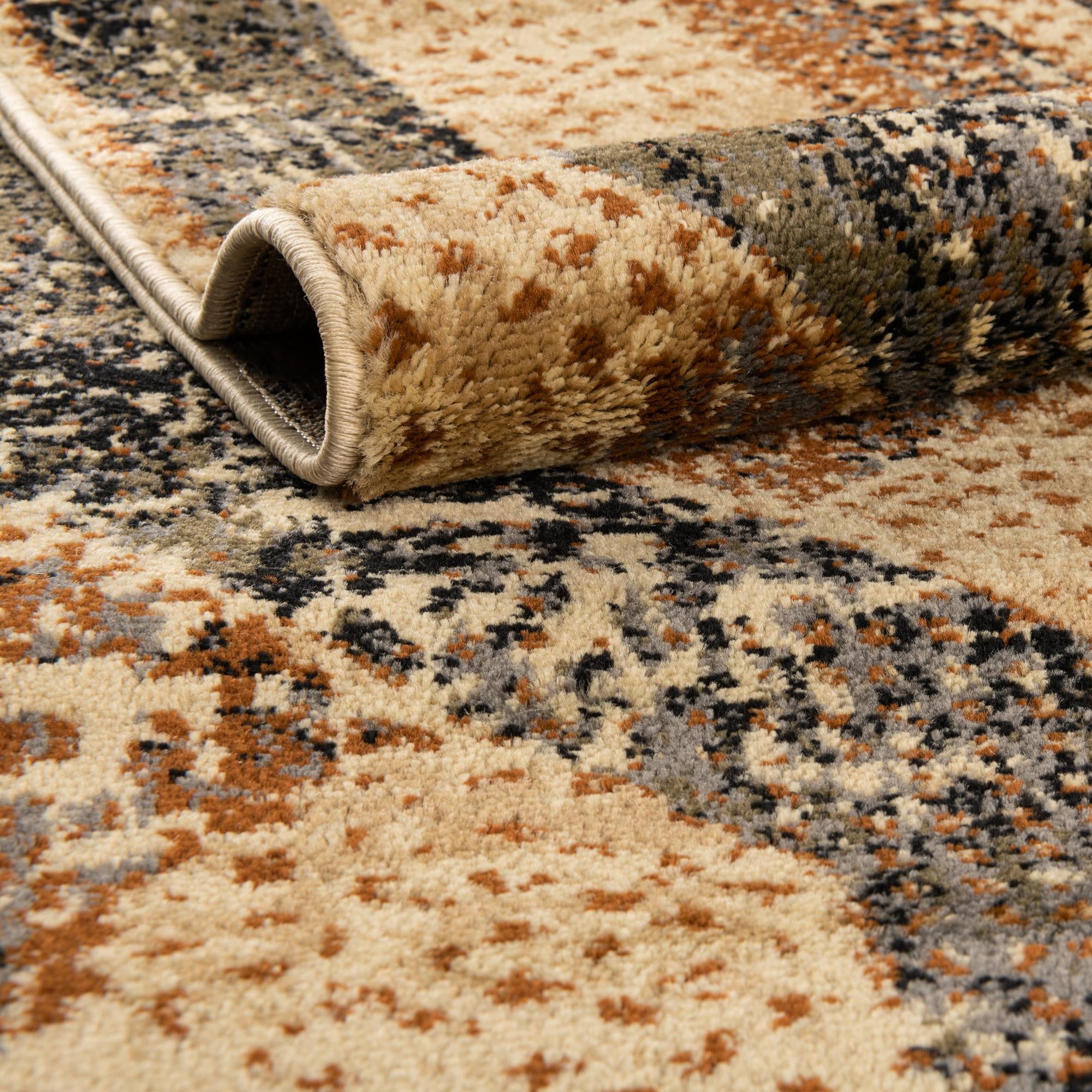 Beige Cream 5' 3 x 5' 3 Saturn Octagon Rug | Rugs.com