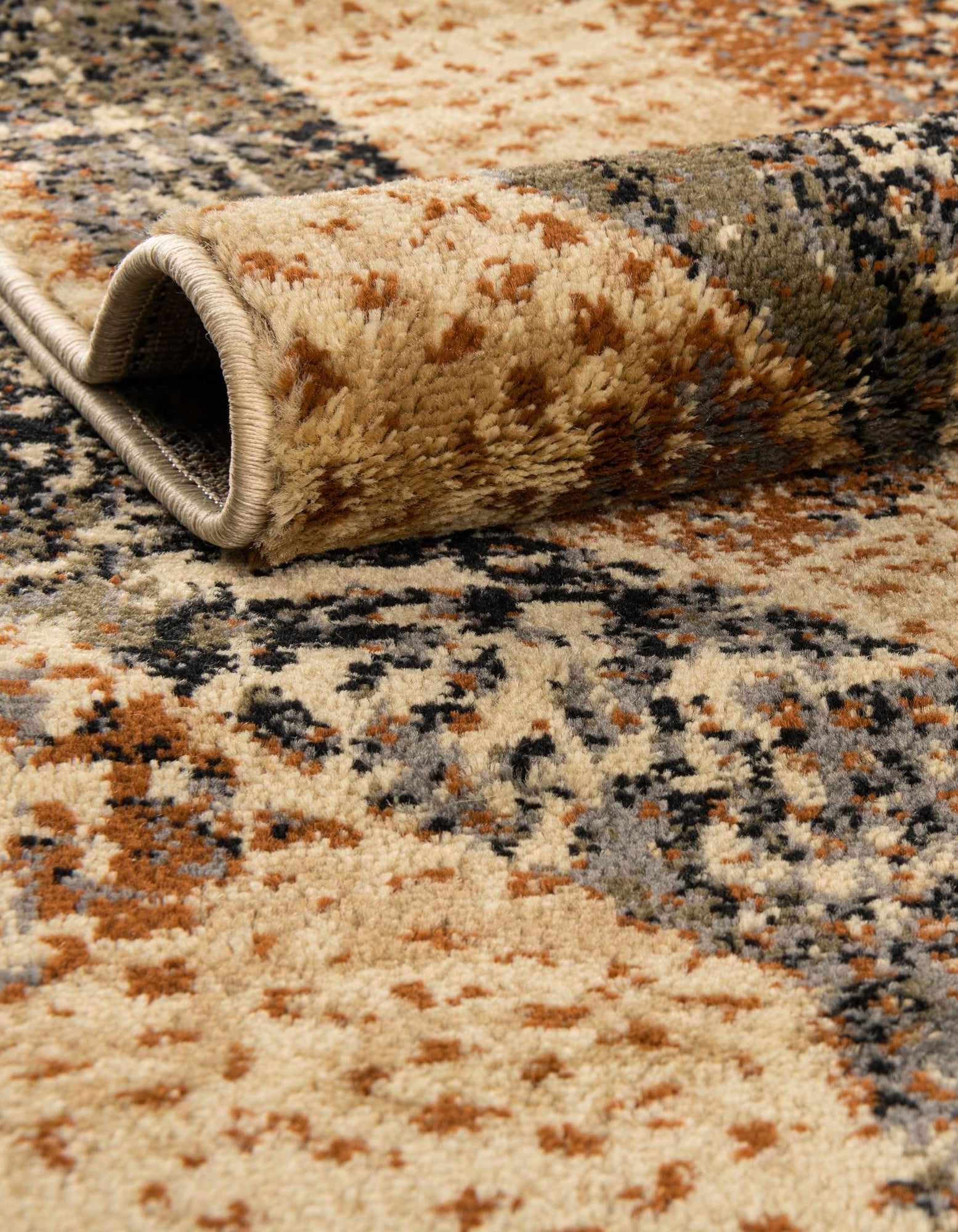 Beige Cream 5' 3 x 5' 3 Saturn Octagon Rug | Rugs.com