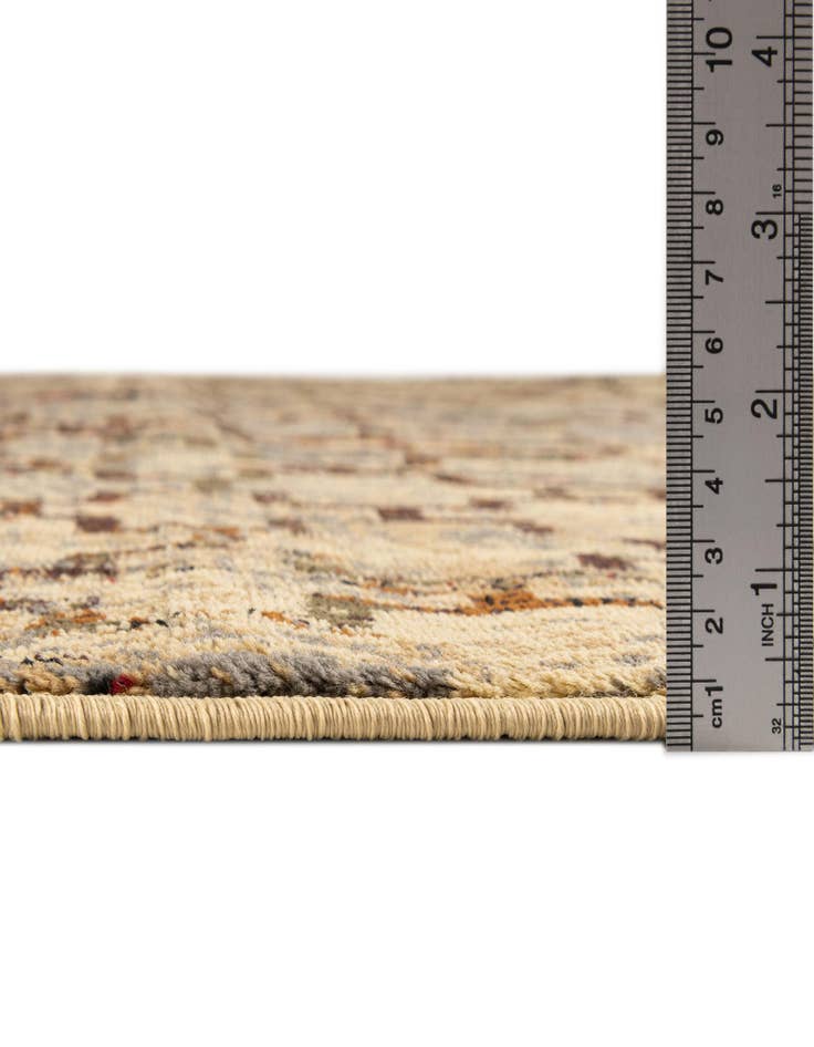 Detail image of  5' 3 x 5' 3 Saturn Octagon Rug