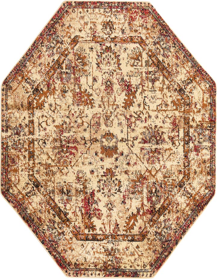  5' 3 x 5' 3 Saturn Octagon Rug