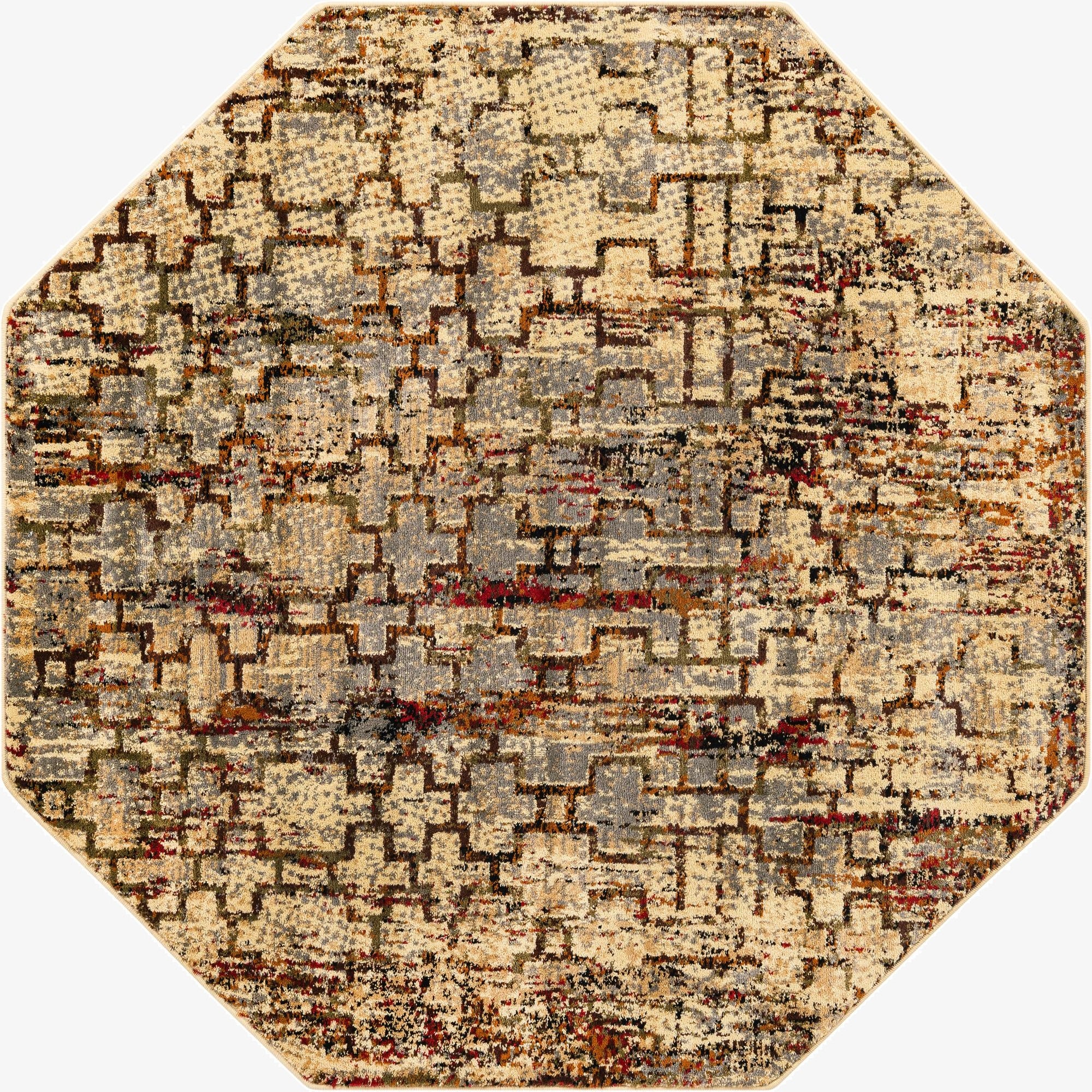  5' 3 x 5' 3 Saturn Octagon Rug