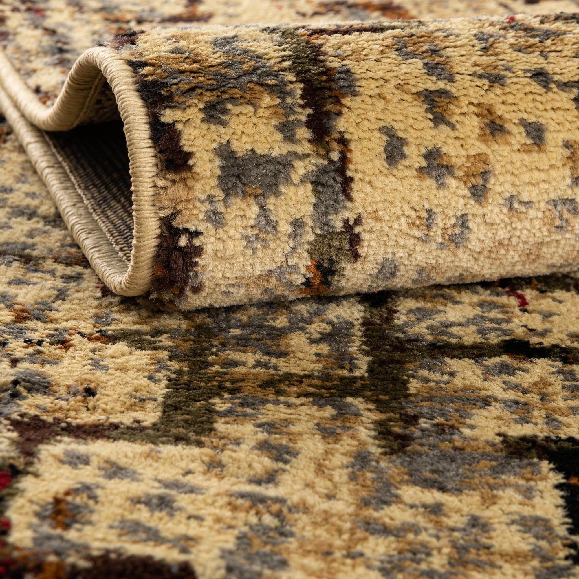  Custom Beige Cream Saturn Rug