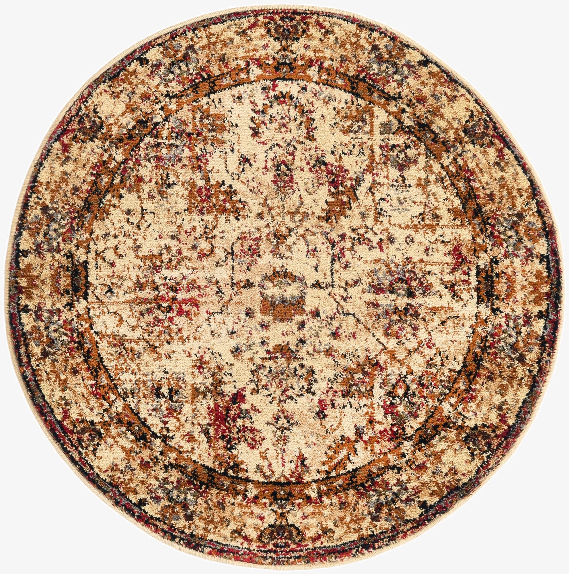  3' x 3' Saturn Round Rug