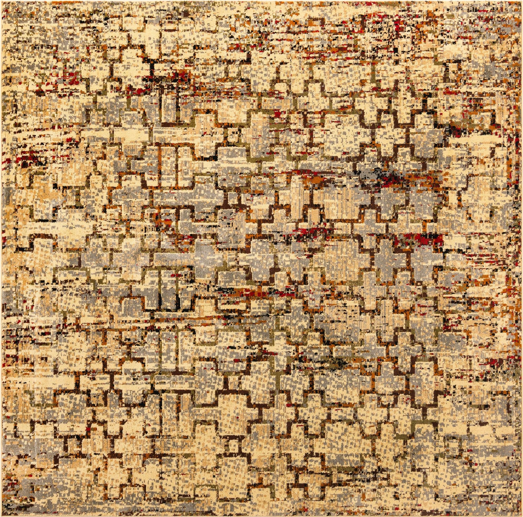  7' 10 x 7' 10 Saturn Square Rug