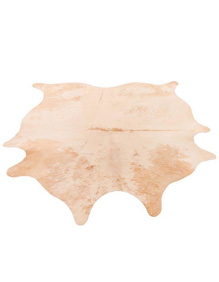 Detail image of  6' 5 x 7' Cowhide Leather Freeform Rug