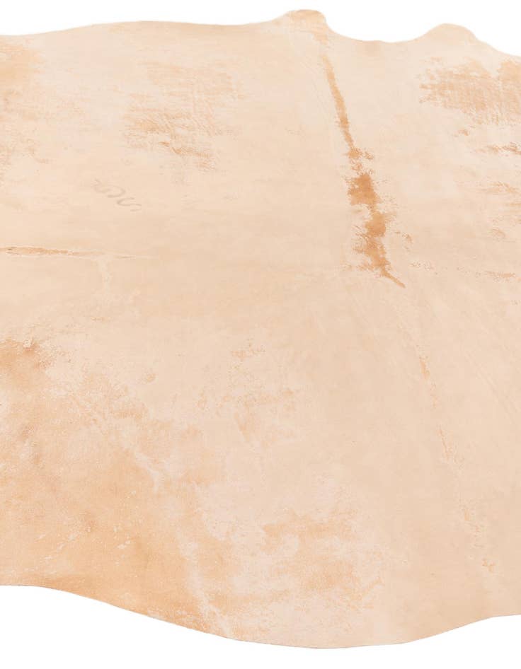 Detail image of  6' 5 x 7' Cowhide Leather Freeform Rug