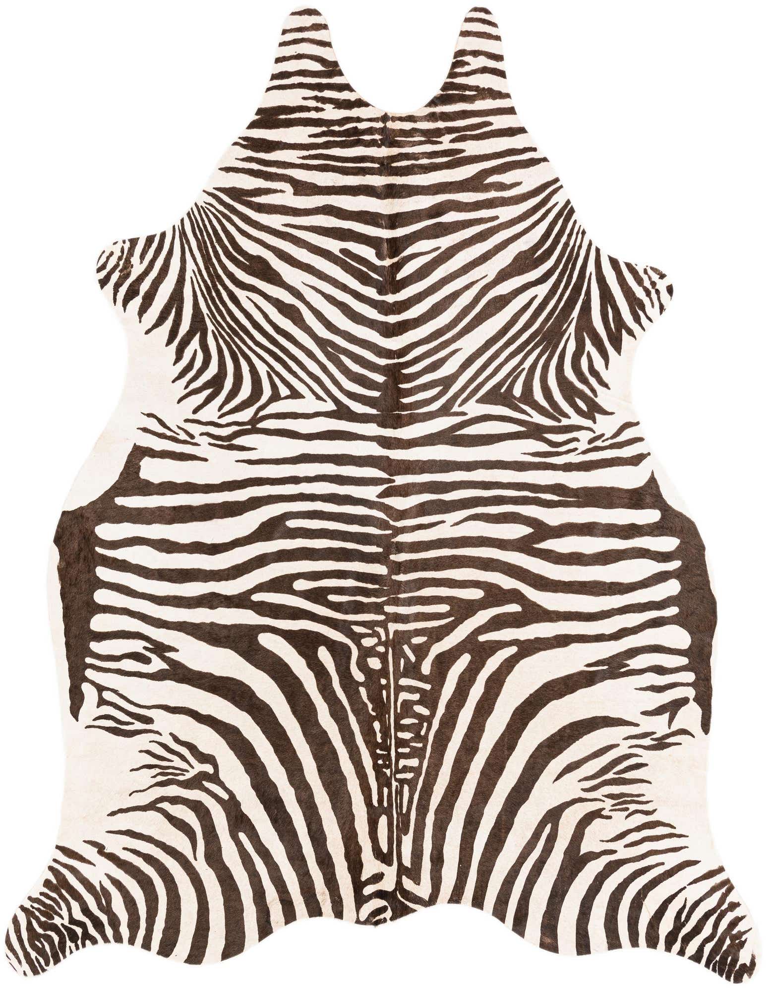 Primary image  6' 1 x 6' 5 Cowhide Leather Freeform Rug