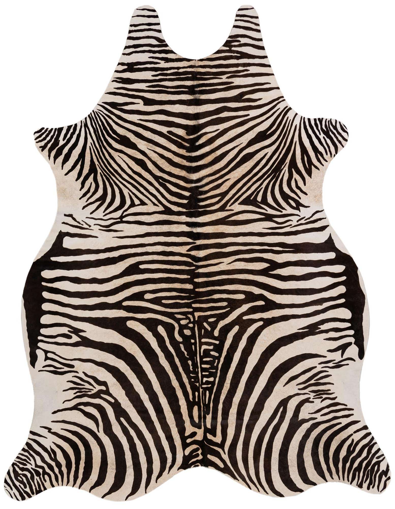 Primary image  6' 3 x 7' Cowhide Leather Freeform Rug