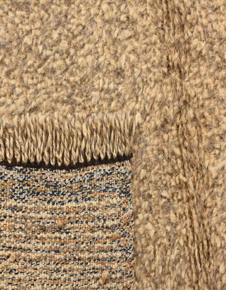 Detail image of  6' 2 x 9' 2  Hand Knotted Moroccan Wool Rug