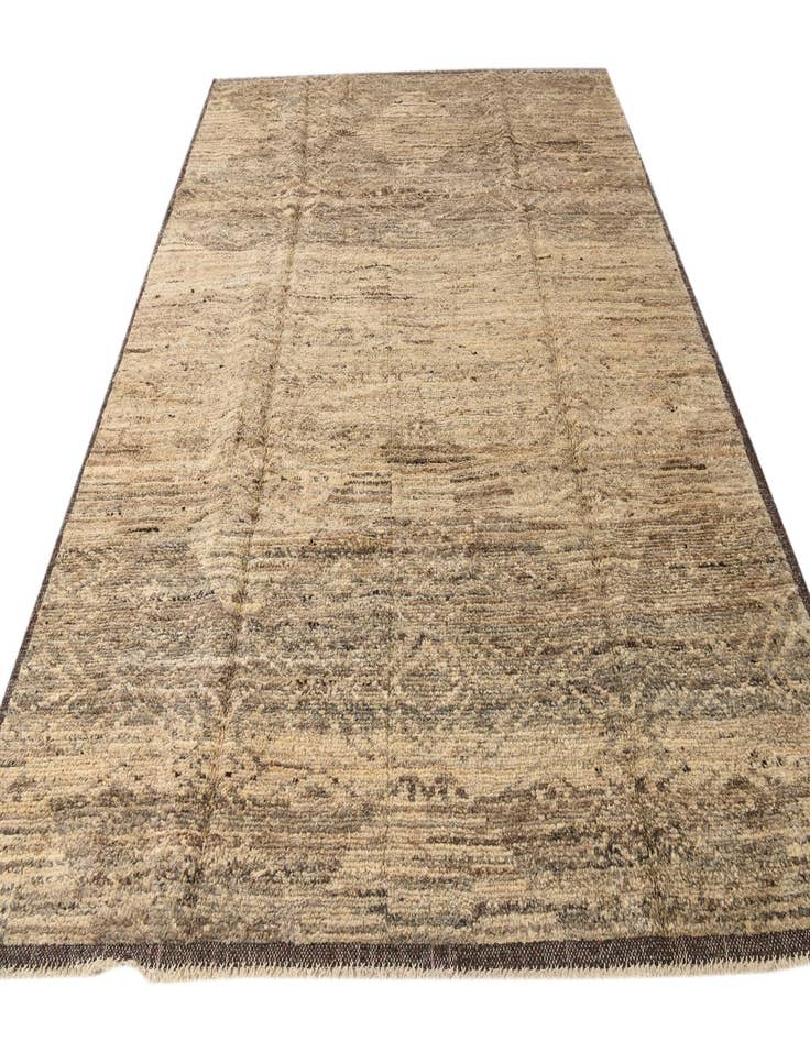 Detail image of  8' 6 x 10' 6  Hand Knotted Moroccan Wool Rug