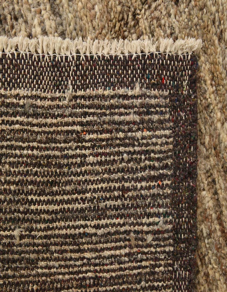 Detail image of  8' 6 x 10' 6  Hand Knotted Moroccan Wool Rug