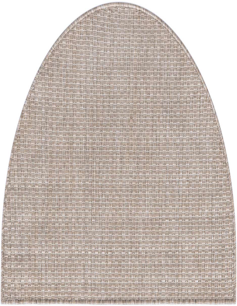 Primary image  2' 2 x 3' 7  Washable Solid Indoor / Outdoor Hearth Rug