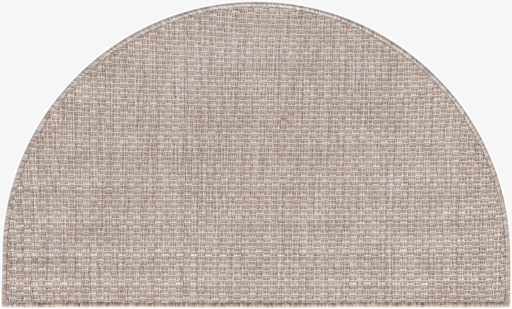 Primary image  2' 2 x 3' 7  Washable Solid Indoor / Outdoor Hearth Rug