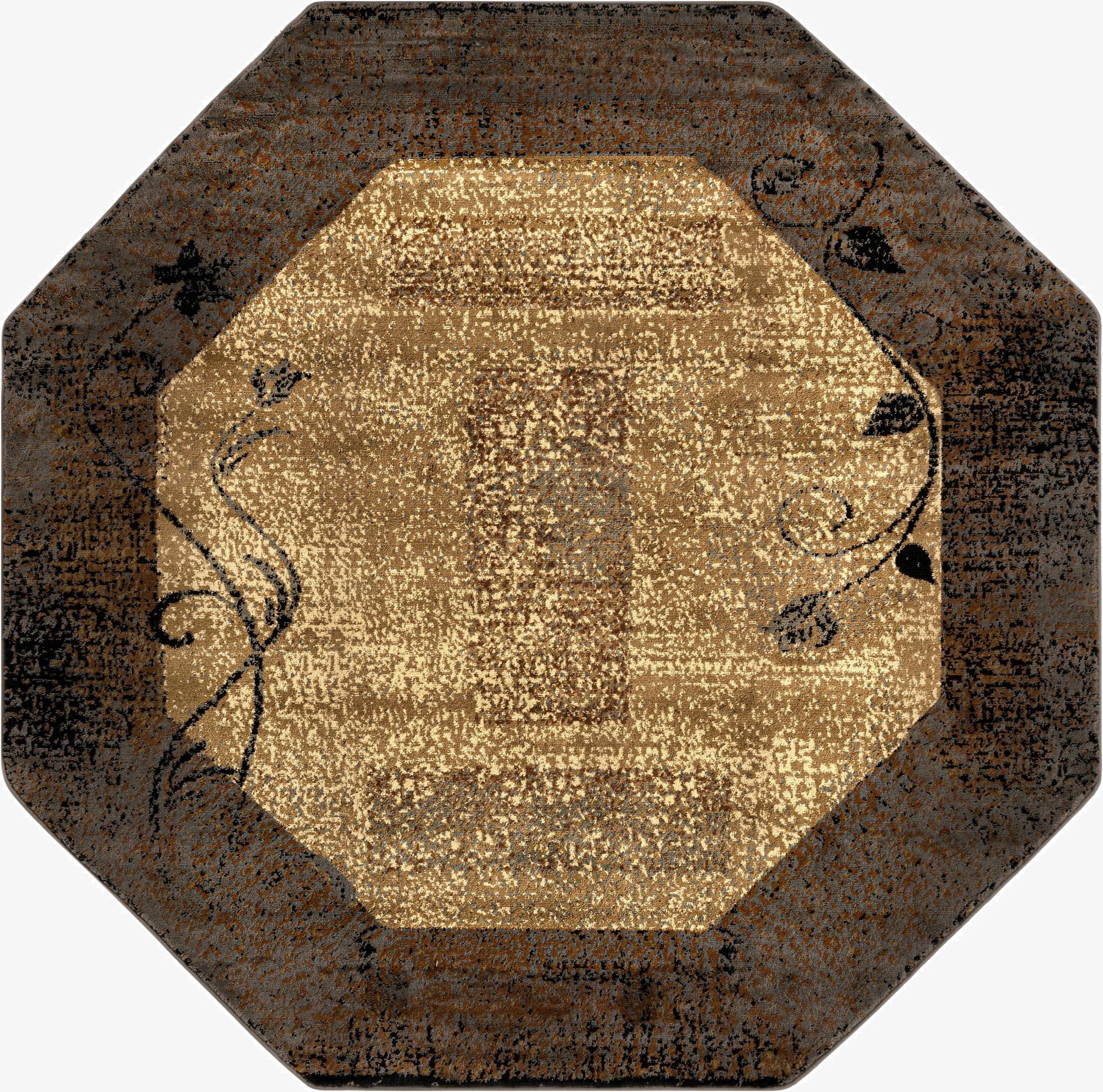  6' x 6' Cafe Octagon Rug