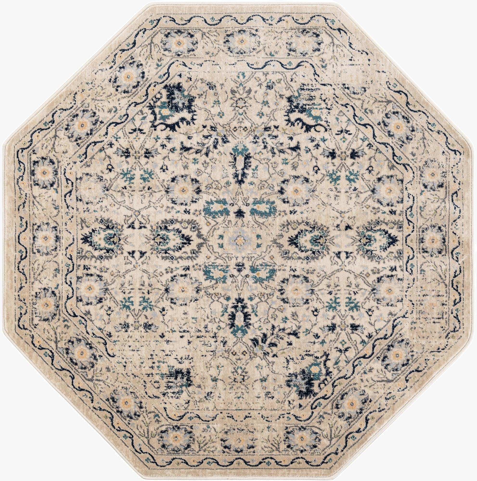  5' 3 x 5' 3 Dahlia Octagon Rug