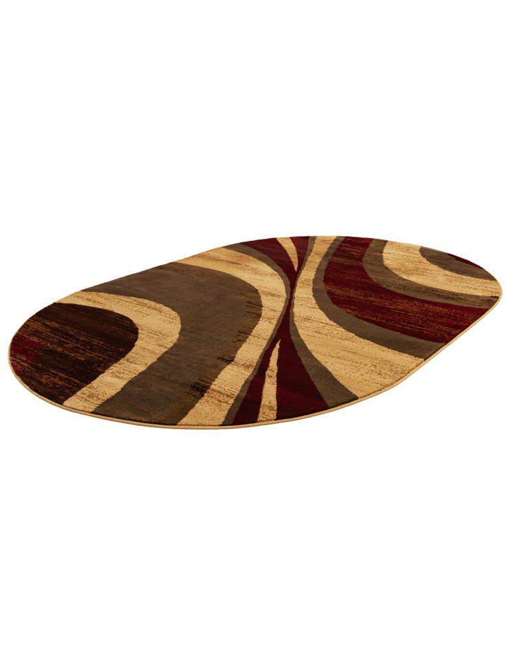 Detail image of  6' 1 x 9' Cafe Oval Rug