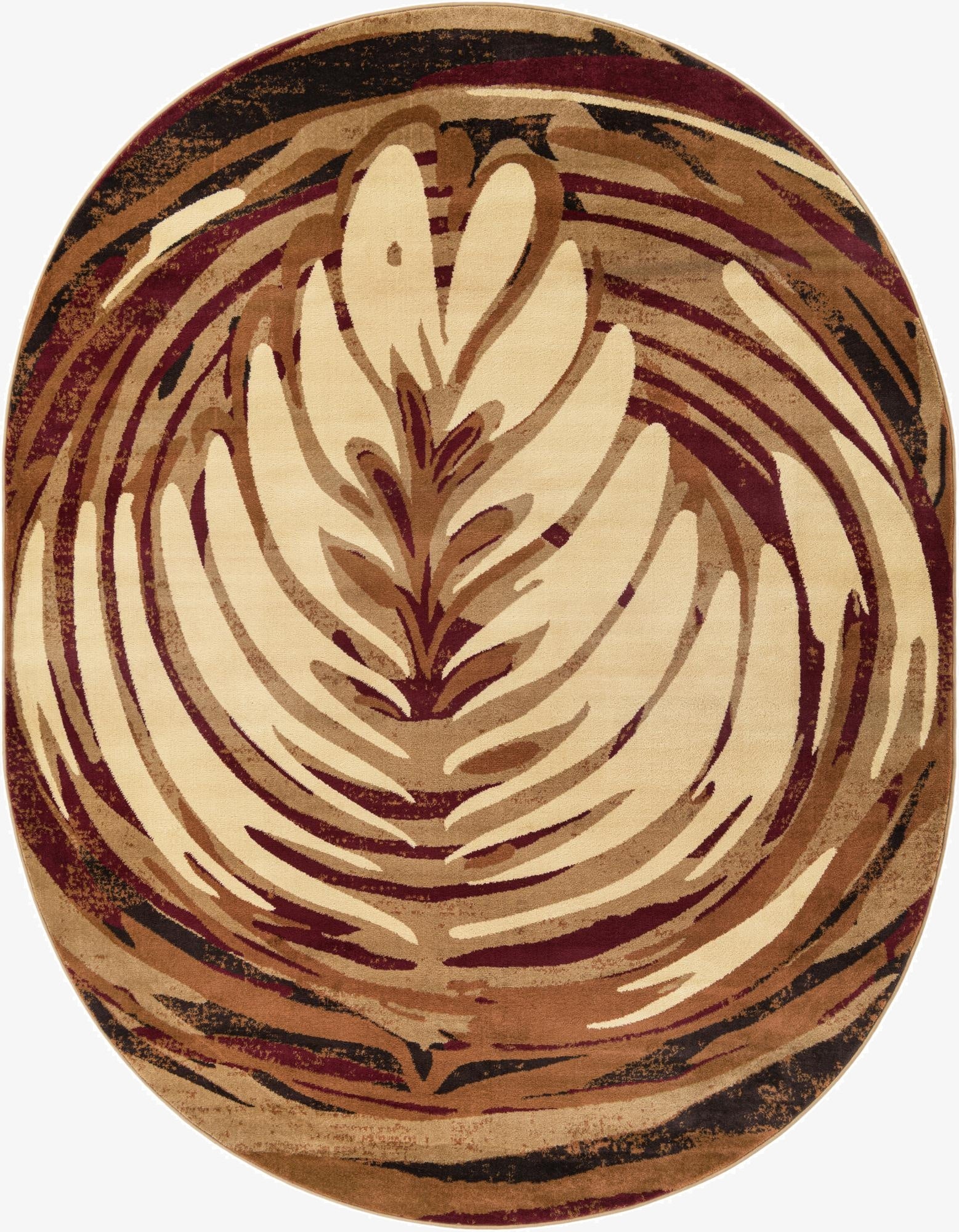  7' 10 x 10' Cafe Oval Rug