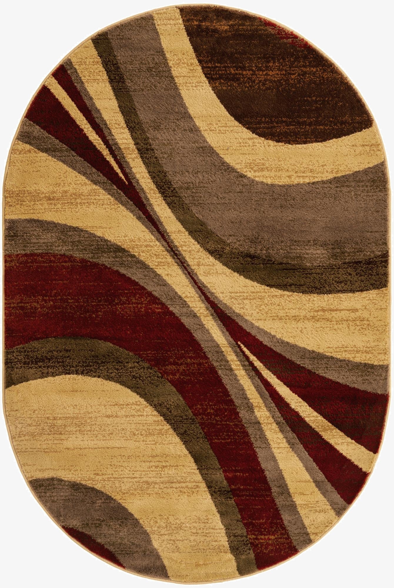  4' x 6' Cafe Oval Rug