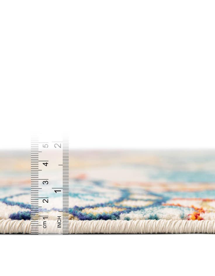 Detail image of  7' 10 x 10'  Washable capri Oval Rug