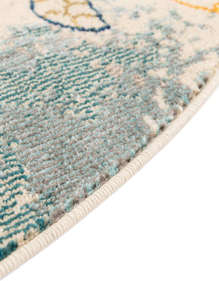 Detail image of  7' 10 x 10'  Washable capri Oval Rug