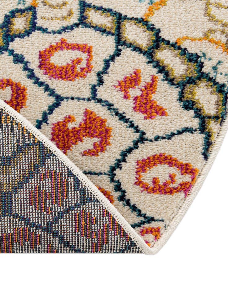 Detail image of  7' 10 x 10'  Washable capri Oval Rug