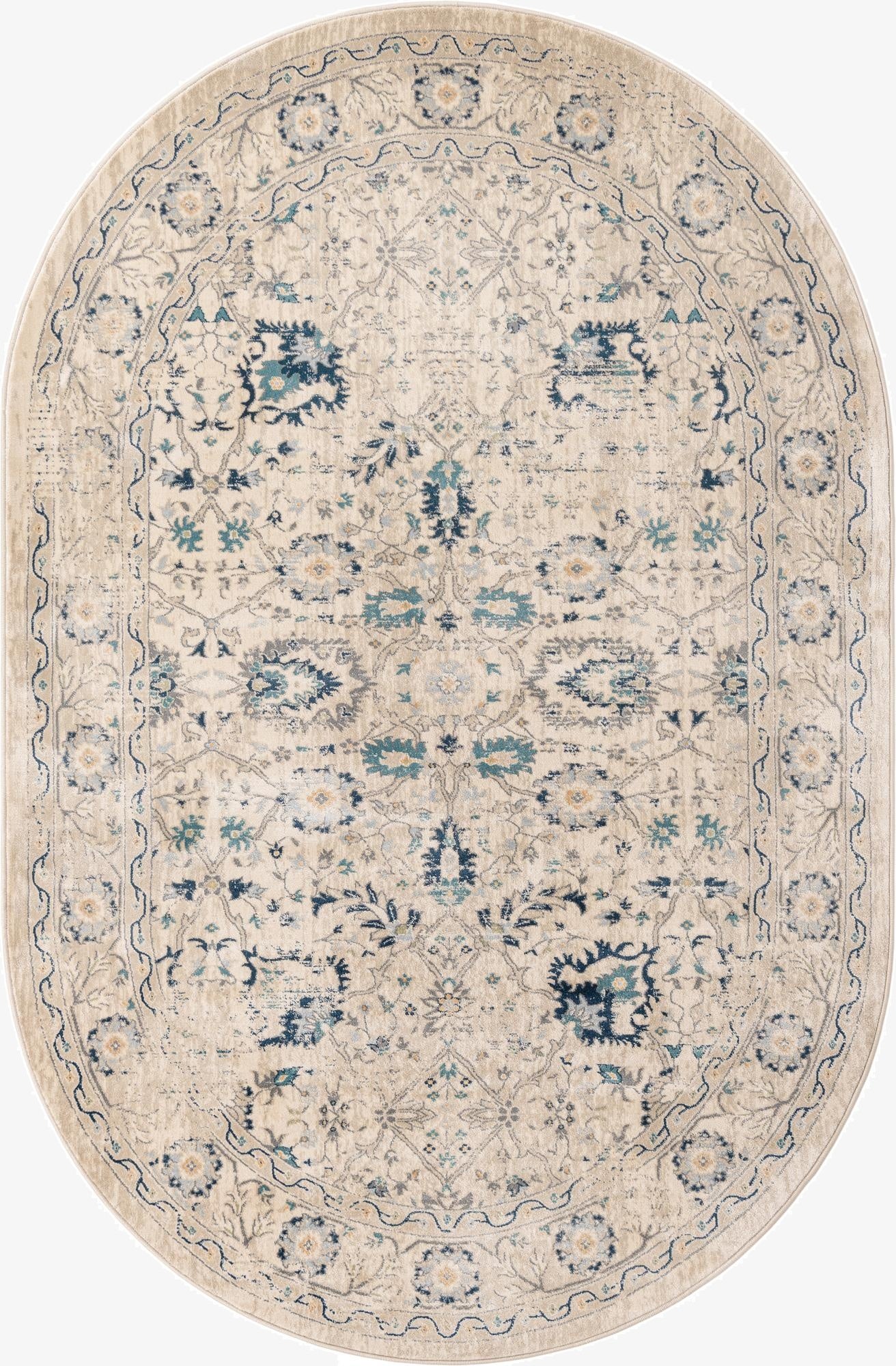  6' x 9' Dahlia Oval Rug