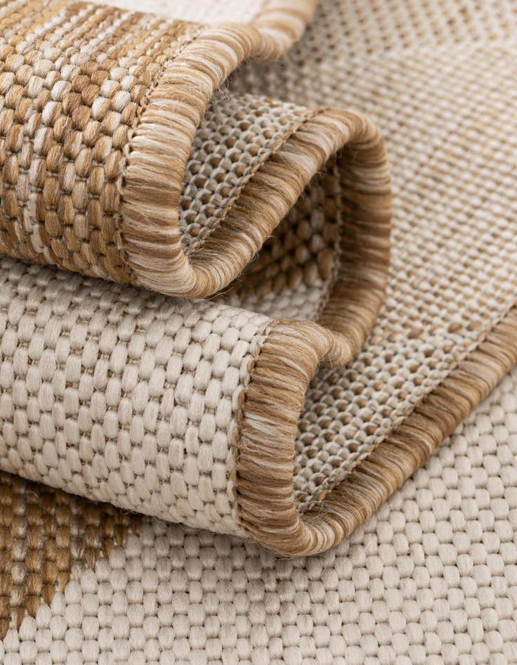 Detail image of  5' 3 x 8'  Washable Jill Zarin Napa Indoor / Outdoor Oval Rug