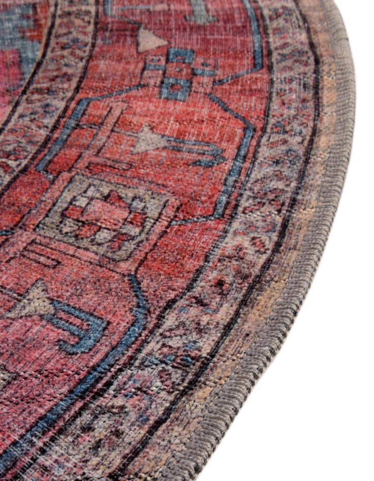 Detail image of  4' x 6'  Washable Maahru Oval Rug
