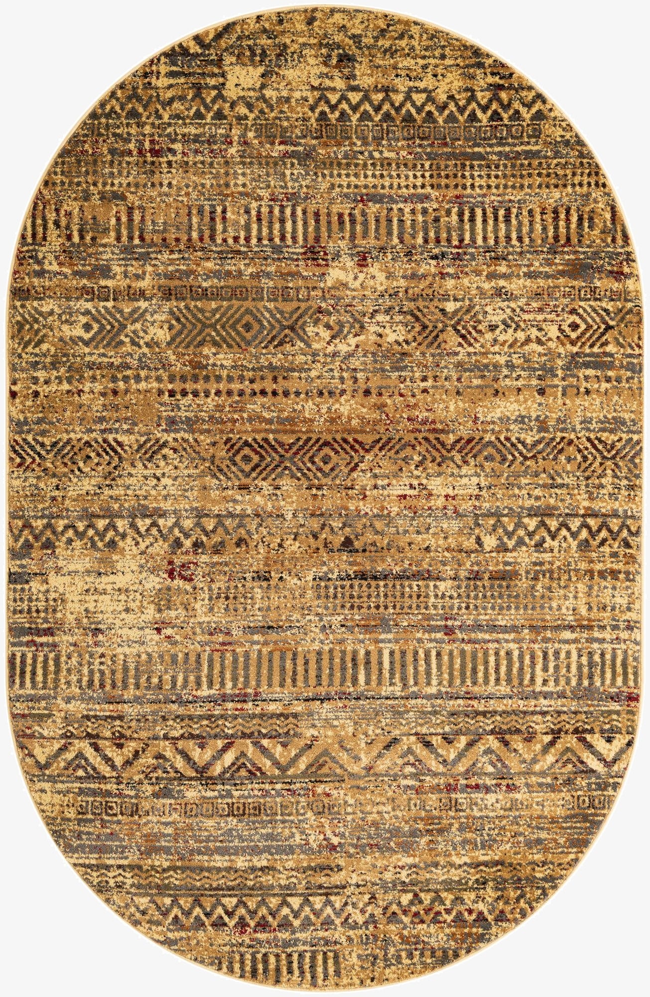  5' 3 x 8' Saturn Oval Rug