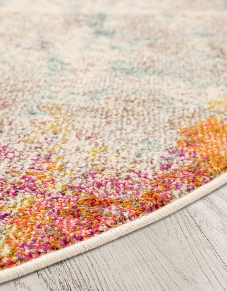 Detail image of  3' 3 x 5' 3  Washable Theia Oval Rug