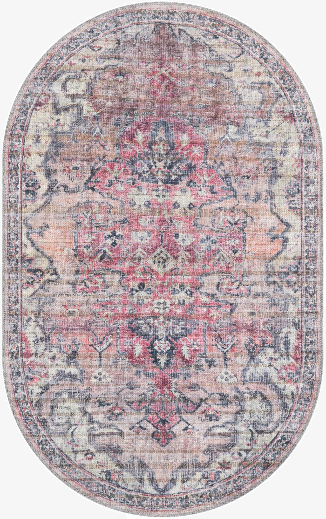  3' 3 x 5' 3 Nostalgia Oval Rug