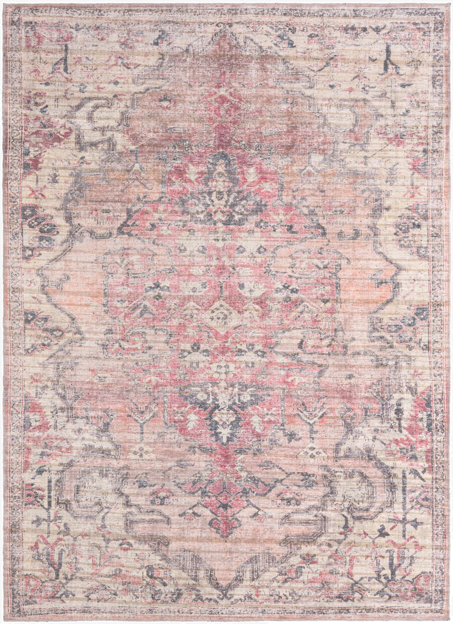  7' 3 x 10'  Washable Nostalgia Rug