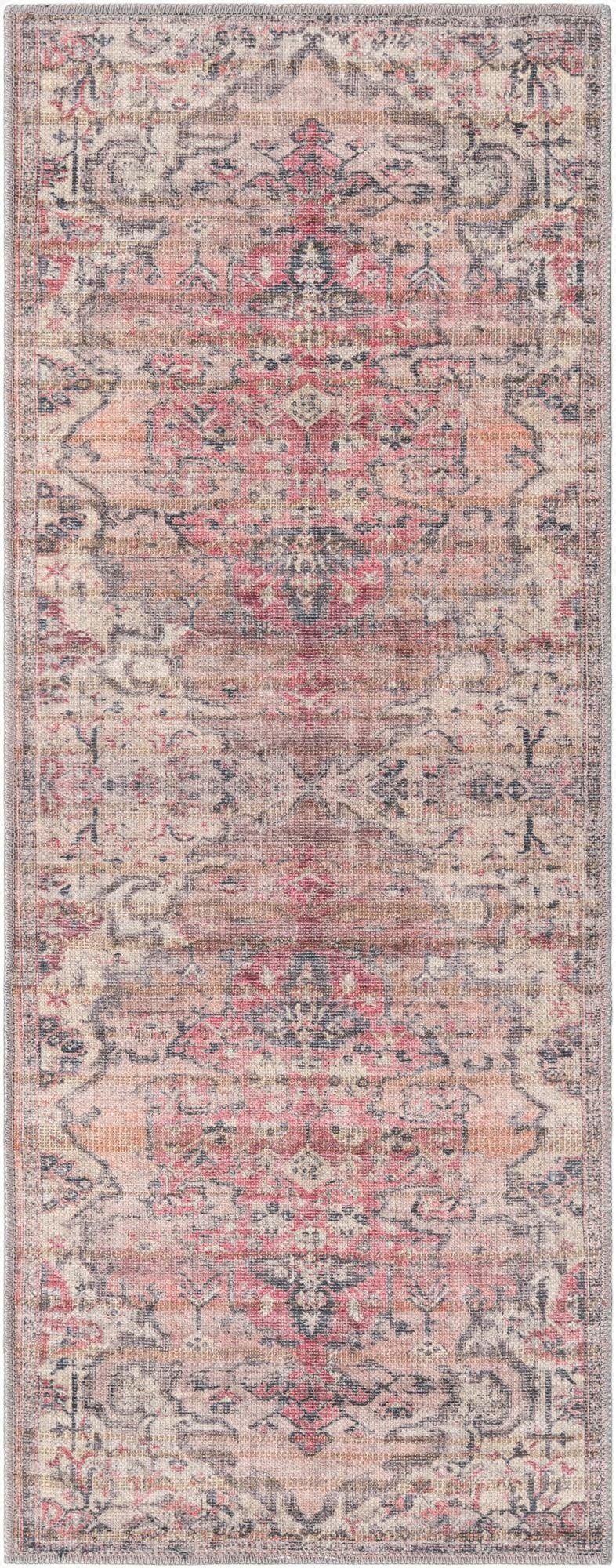  2' x 5'  Washable Nostalgia Runner Rug