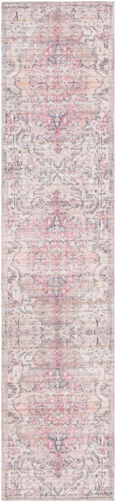  2' 7 x 12'  Washable Nostalgia Runner Rug