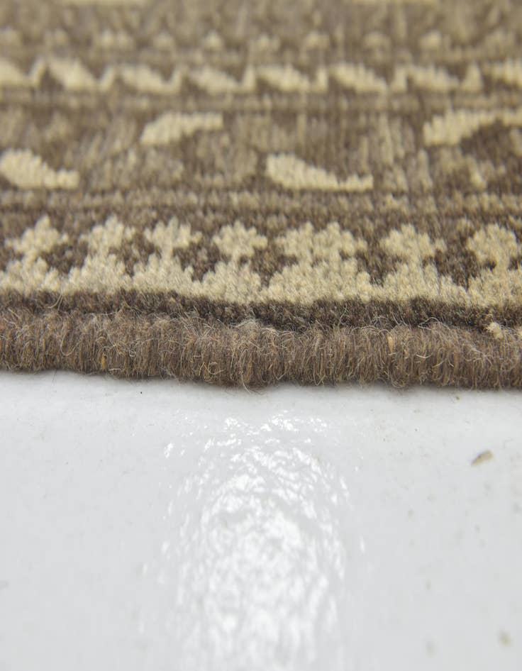 Detail image of 3' x 4' 3 Hand Knotted Afghan Akhche Wool Rug