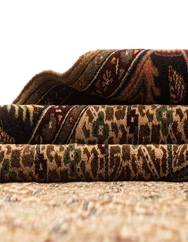 Detail image of  6' 7 x 9' 9  Hand Knotted Afghan Ersari Wool Rug