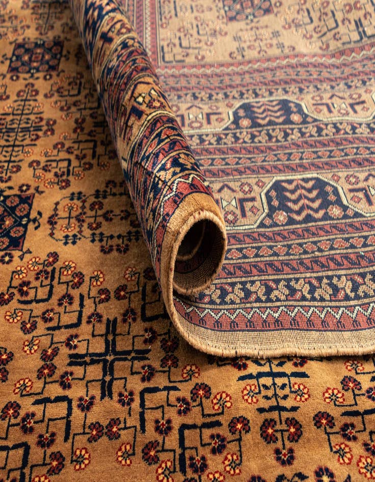 Detail image of  13' 3 x 19' 6 Afghan Wool Rug