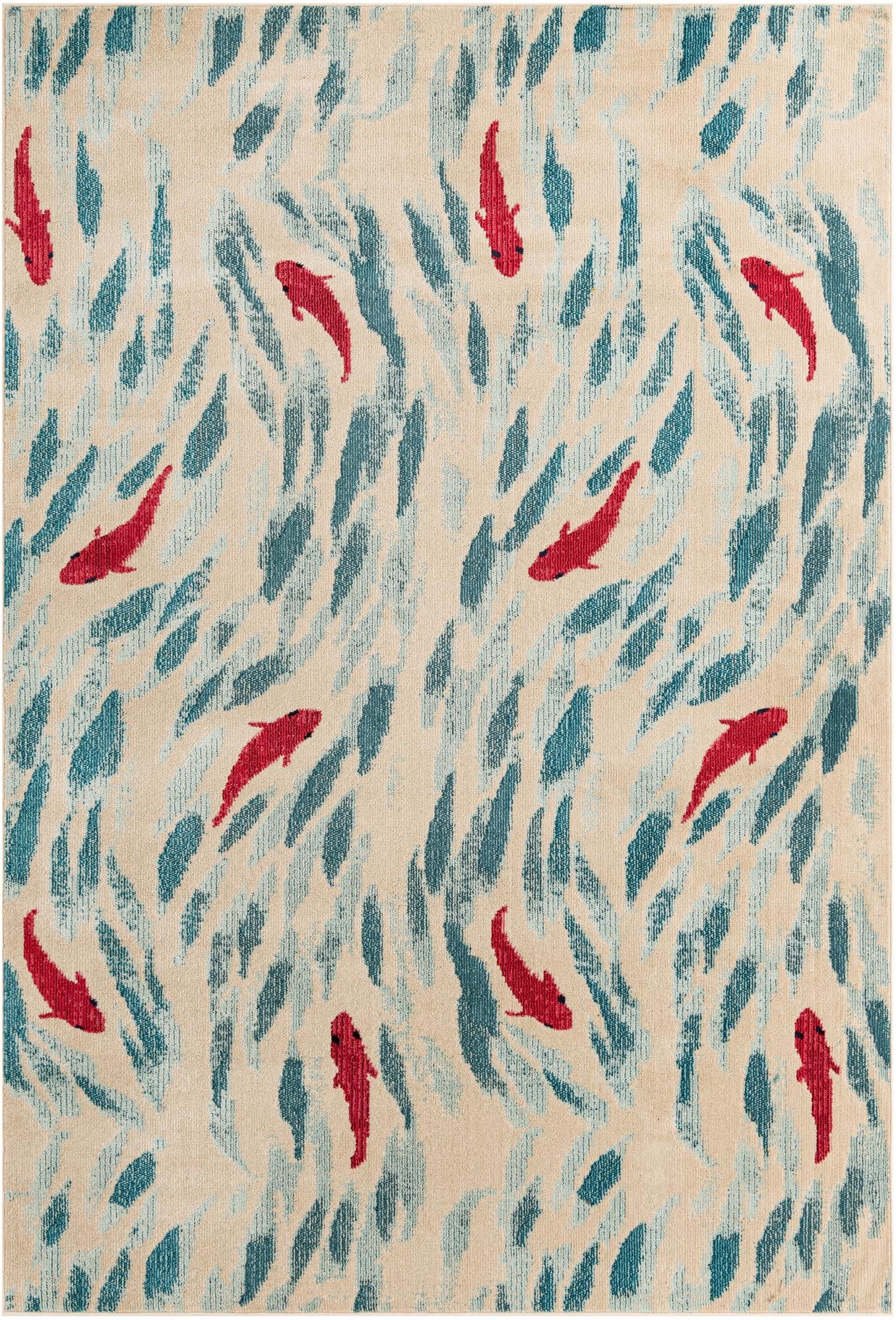 Beige 7' x 10' Washable Amalfi Rug | Rugs.com