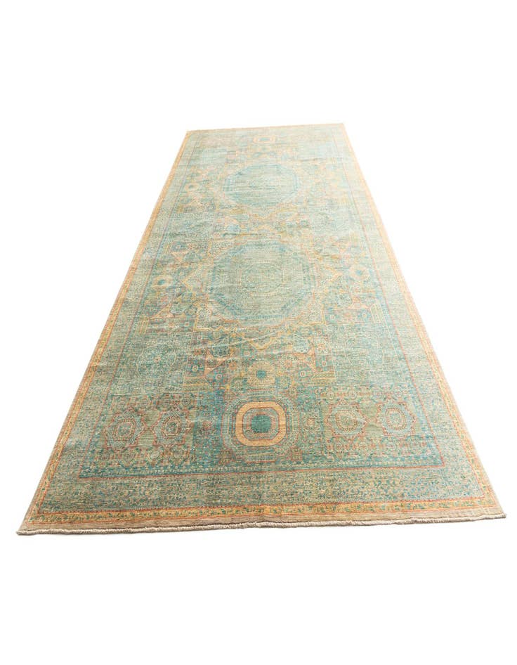 Detail image of  9' 9 x 18' 10  Hand Knotted Amina Rug