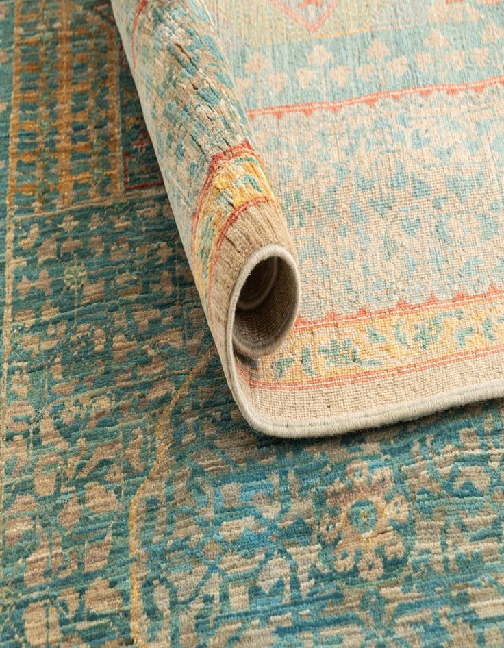Detail image of  9' 9 x 18' 10  Hand Knotted Amina Rug